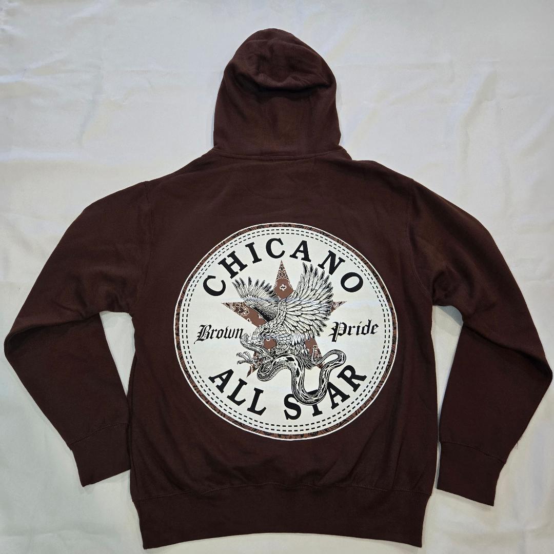 Chicano Allstar hoodie "Brown"