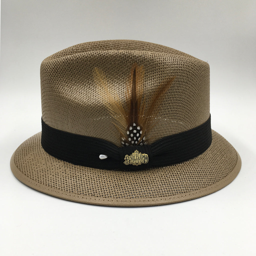 lowrider pinched brim / black band