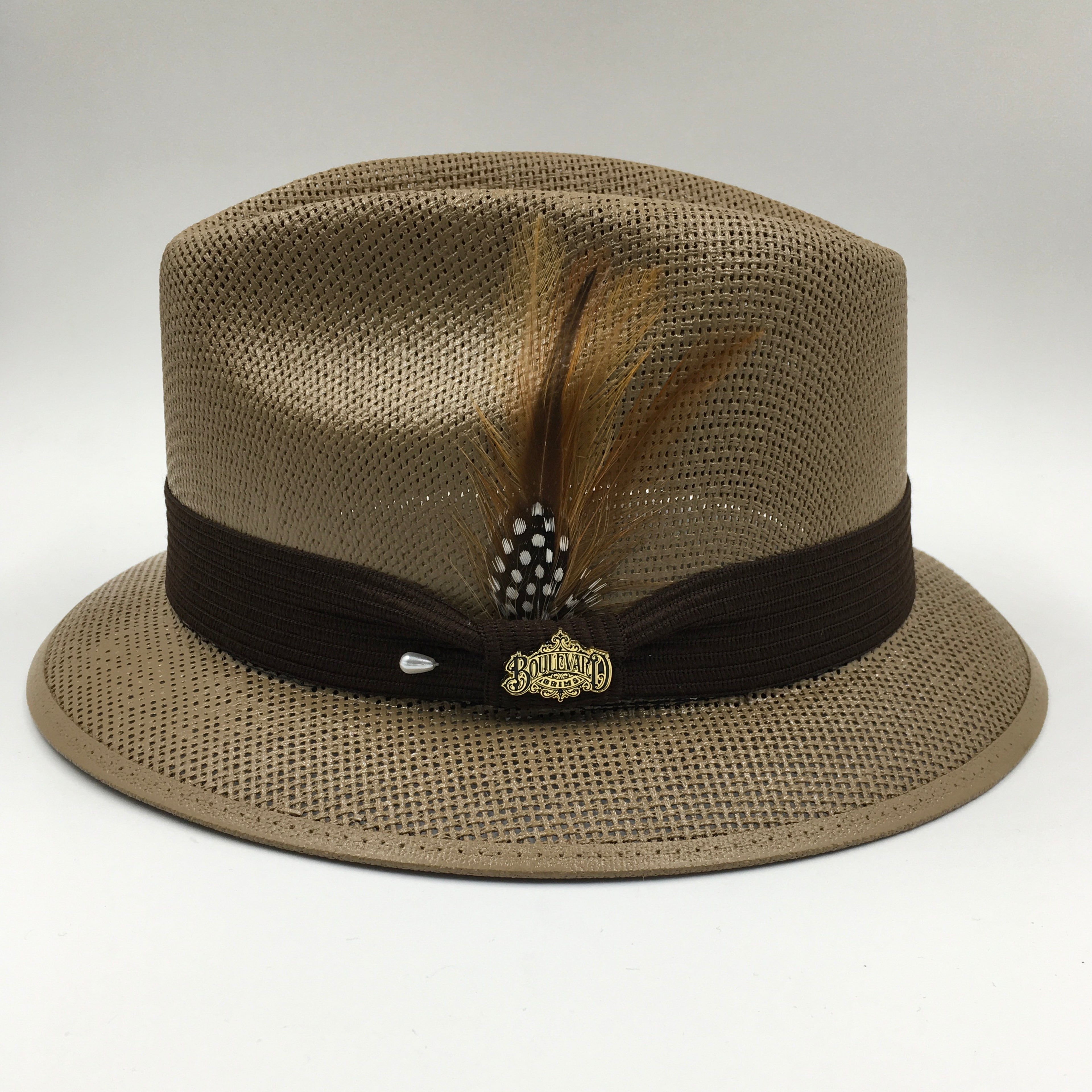 lowrider pinched brim / brown band