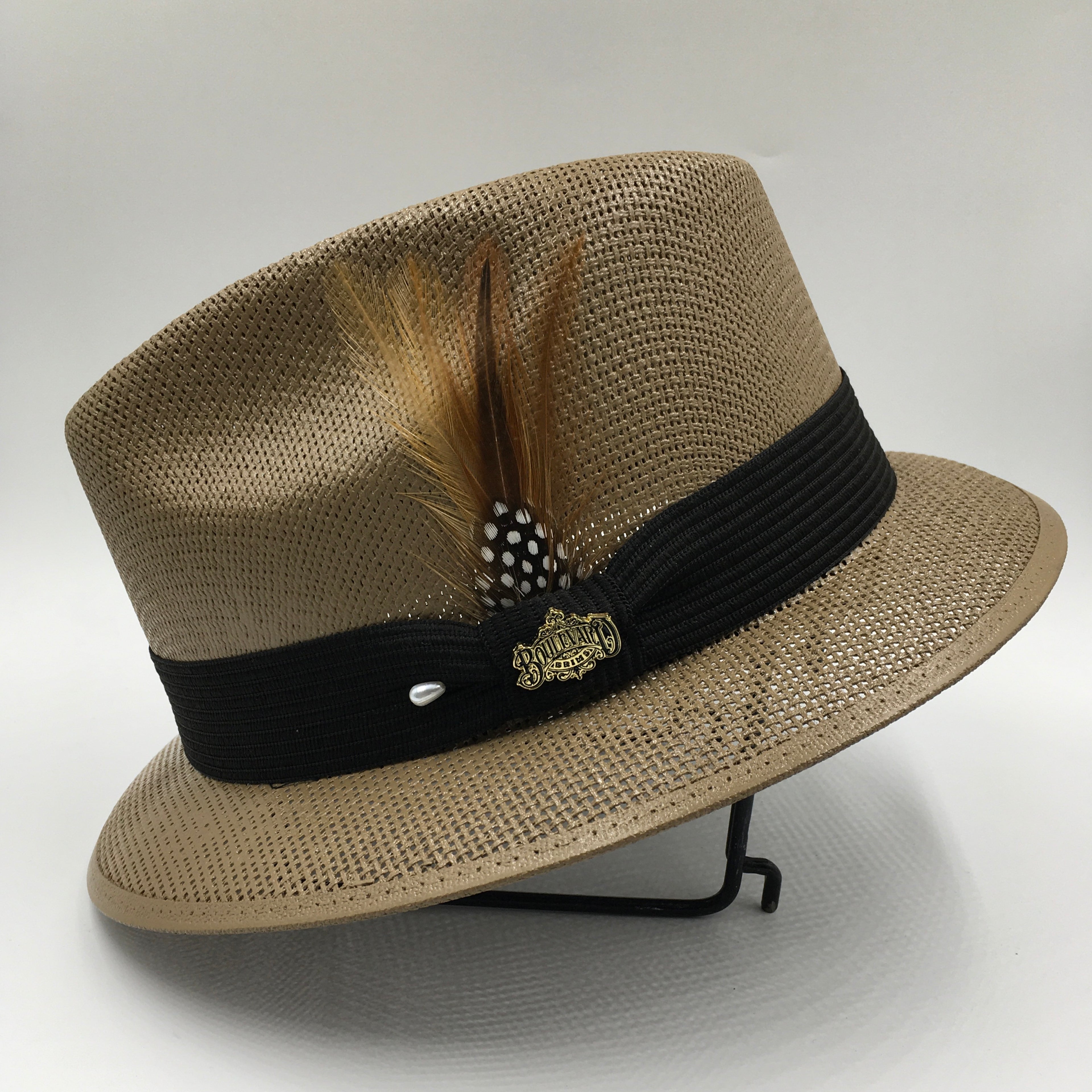 lowrider pinched brim / black band