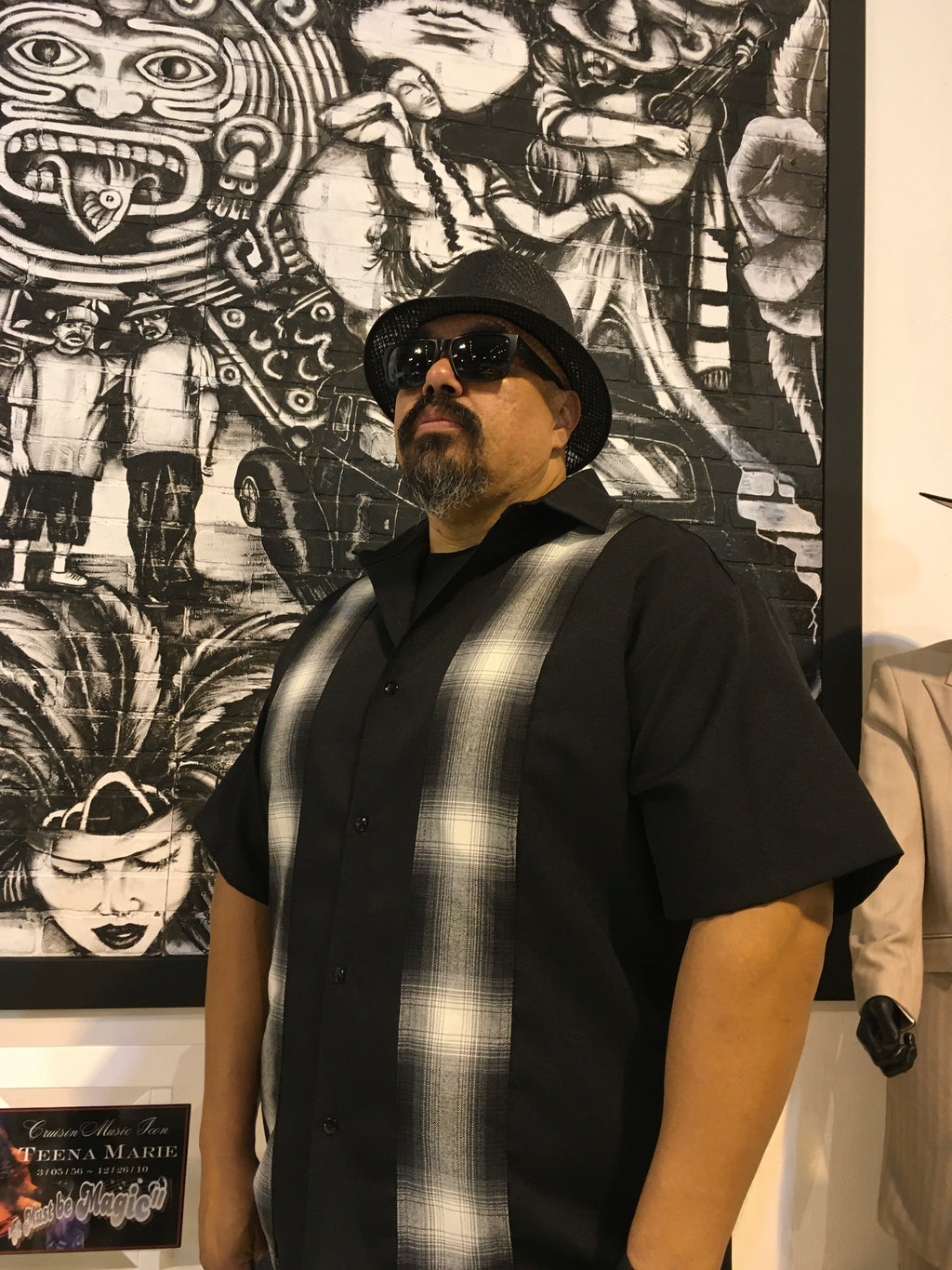 "O.G bowler Black/white